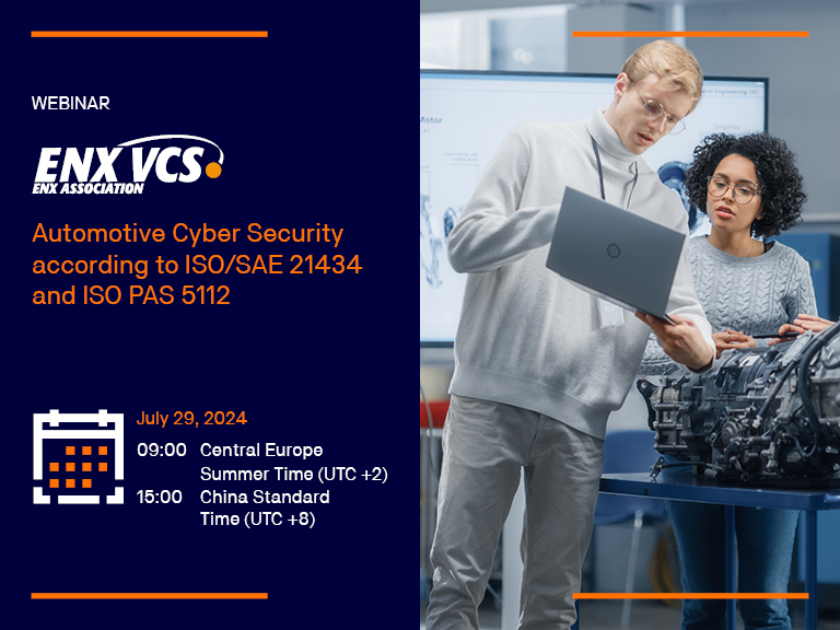 Webinar: ENX VCS - Automotive Cyber Security according to ISO/SAE 21434 ...