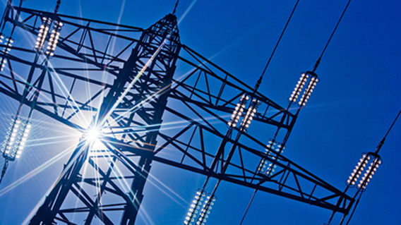 Symbolbild zum Energieeffizienzgesetz – EnEfG Energiemast - Symbolbild zum Energieeffizienzgesetz – EnEfG