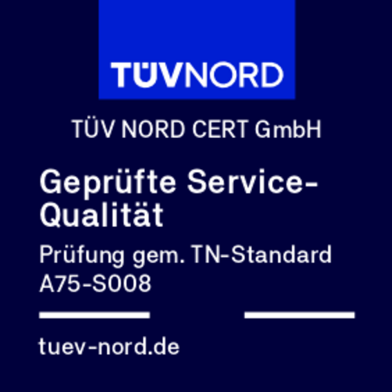 Prüfzeichen Geprüfte Service-Qualität Prüfzeichen Geprüfte Service-Qualität