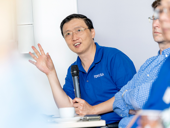 Bradley Chen, TUV USA Bradley Chen von TUV USA auf einer TÜV NORD Veranstaltung in Essen