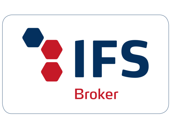 IFS Broker Zertifizierung – Logo für geprüfte Qualität im Handel IFS Broker Logo – Internationale Zertifizierung für Lebensmittelsicherheit bei Handelsunternehmen
