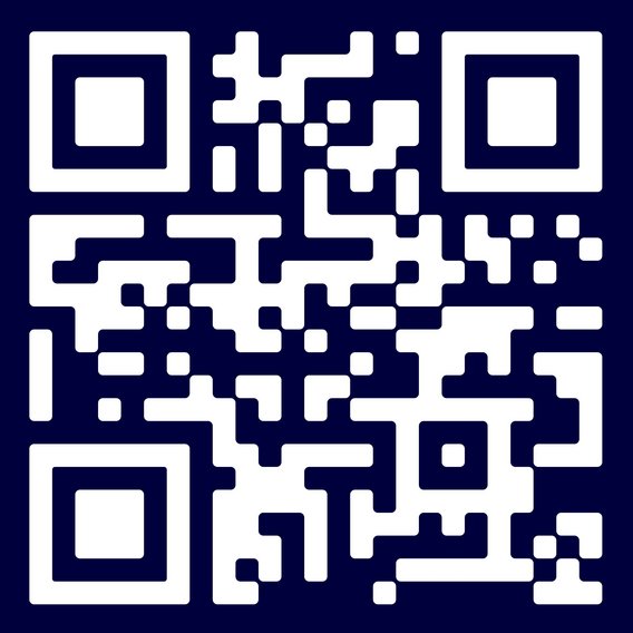 QR-Code für TÜV NORD-App QR-Code auf dunklem Hintergrund zum Runterladen der TÜV NORD-App