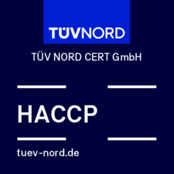 TÜV NORD HACCP Certification – Verified food safety compliance TÜV NORD HACCP certificate – Seal for verified food safety and hygiene standards