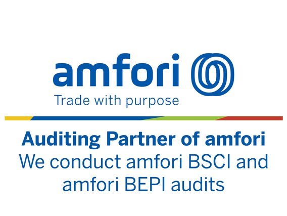 TÜV NORD ist ein offizieller Audit Partner von amfori Boilerplate Auditing Partner of amfori BEPI and amfori BSCI