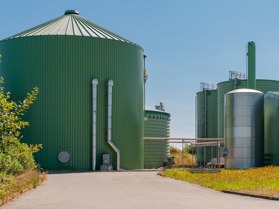 Biogas facility for power generation and energy recovery from renewable sources. Biogas facility for power generation and energy recovery from renewable sources.